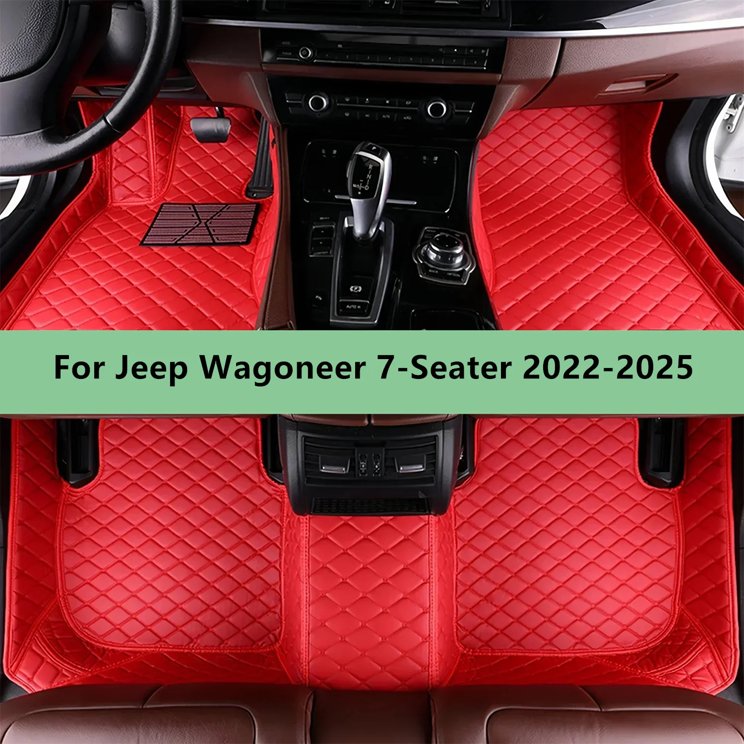 Women'S Jeep Accessories - Auto Vloermatten Voor Jeep Wagoneer 7-Zits