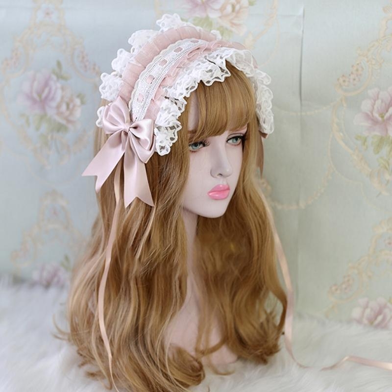 Women Accessories App - Gothic Hoofdtooi Maid Star Kant Haaraccessoires