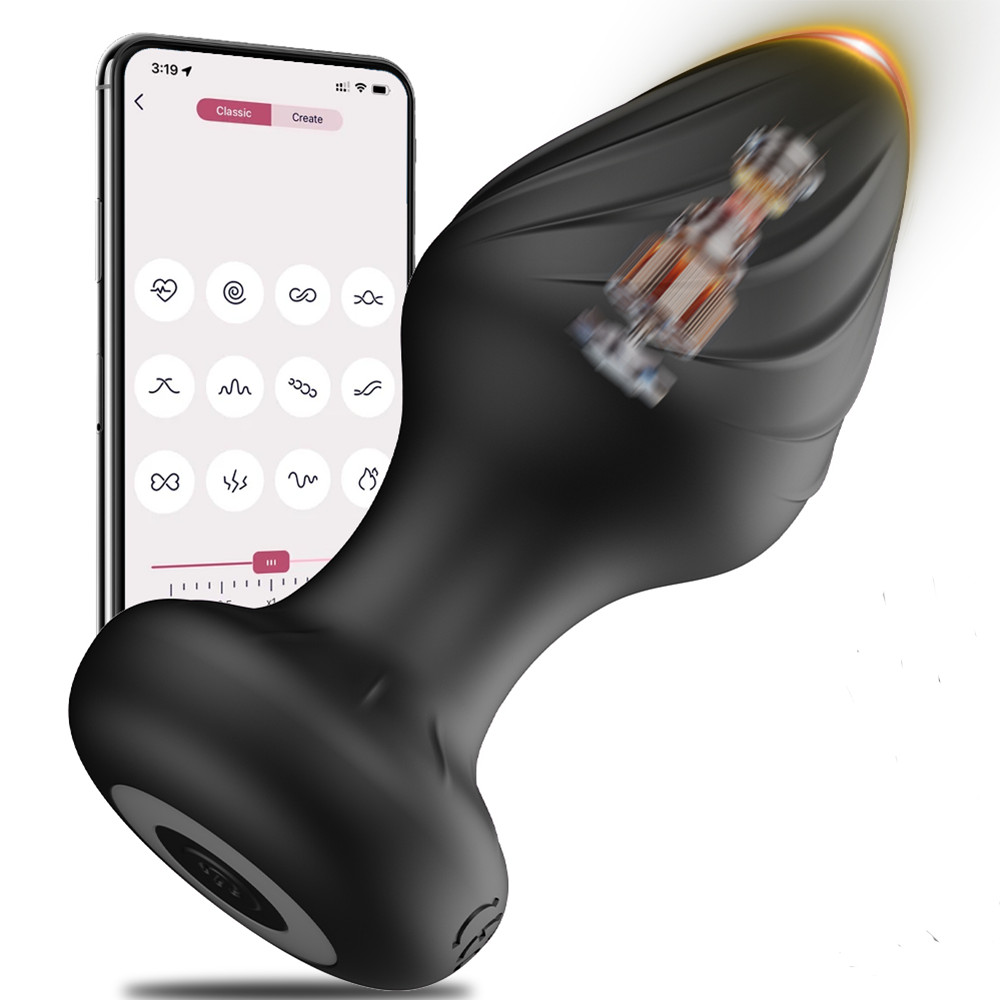 Women Accessories App - APP-gestuurde anale vibrator, anale plug voor