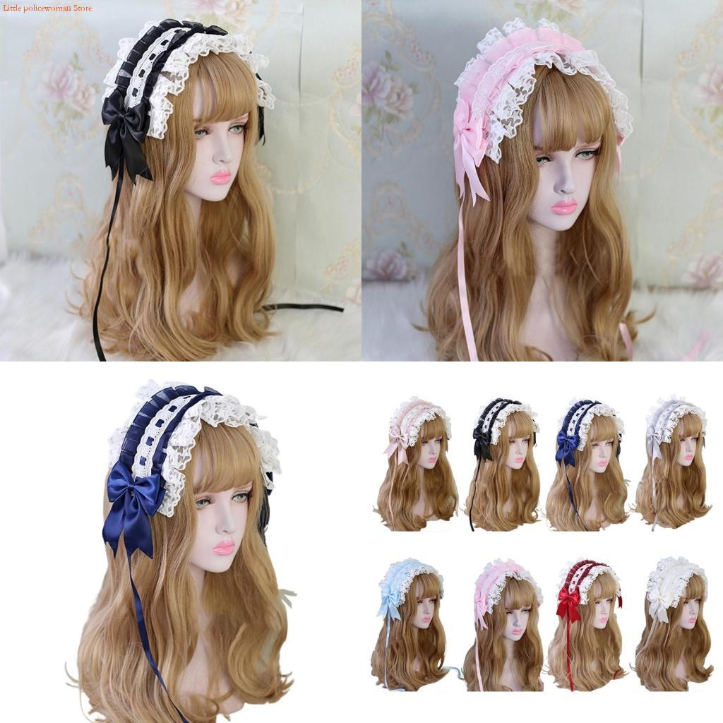 Women Accessories App - F92D Gothic Hoofdtooi Ster Kant Haaraccessoires