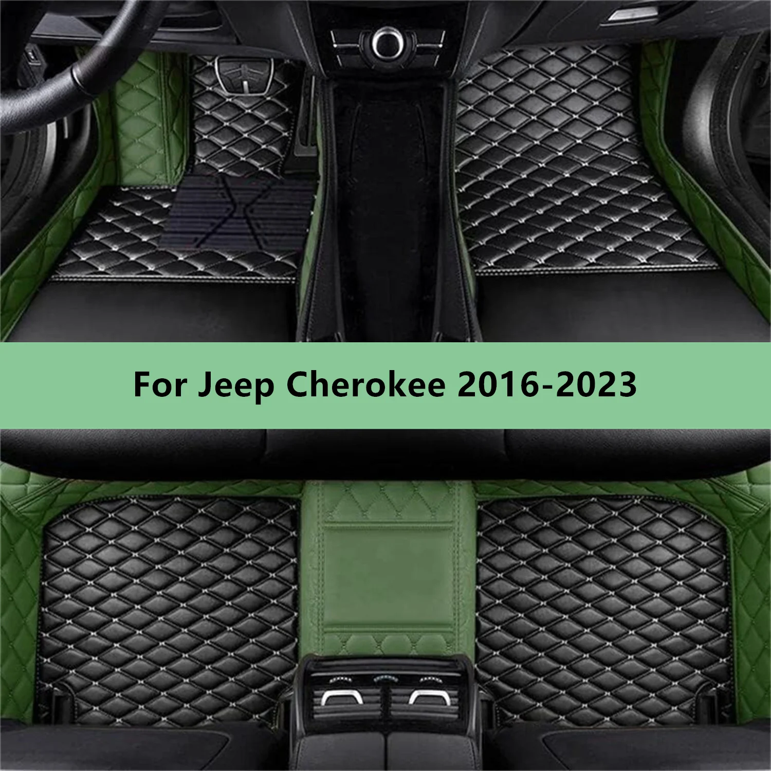 Women'S Jeep Accessories - Aangepaste autovloermatten voor Jeep Cherokee 2016-2023