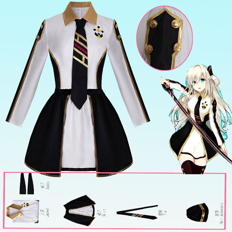 Women'S Accessories For Suit - Anime Womens Kostuum Cosplay Pak Sky