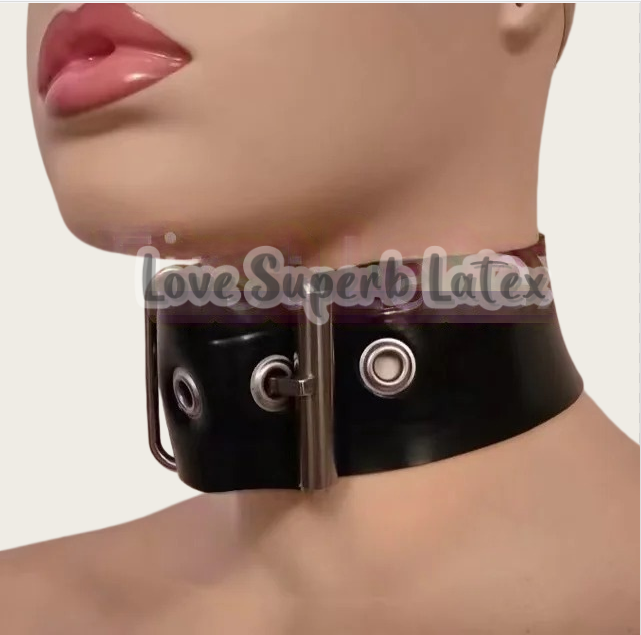 Women'S Accessories Clothing - 0,4 mm sexy latex nekchoker rubber