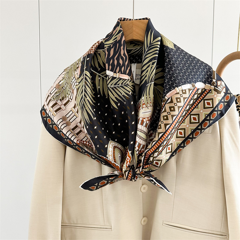 Accessories Brand For Women - Twill Zijden Sjaal 90CM Merk Luxe