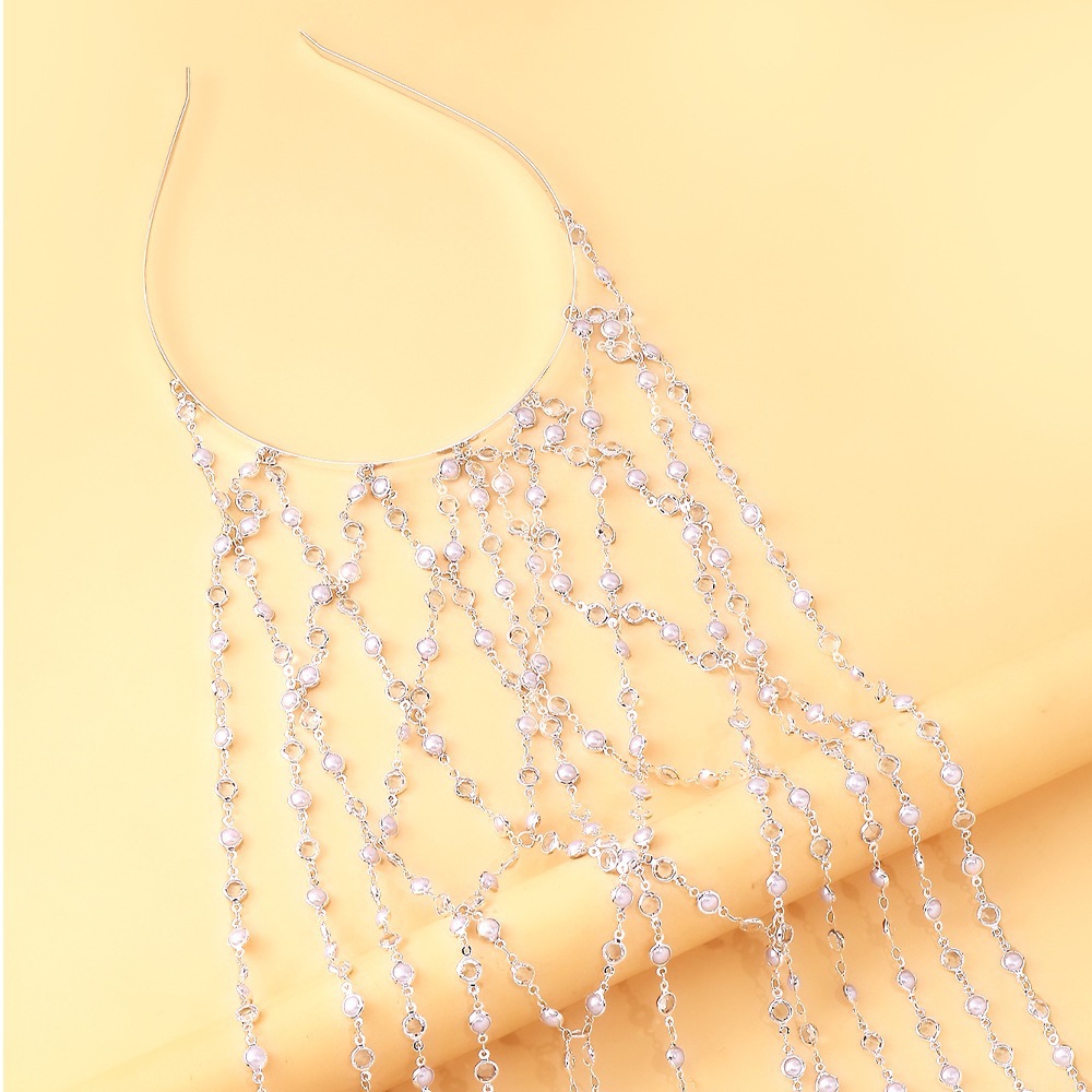 Kaskadewijde haarband met kwas - Women Accessories Dropshipping recensie en prijs