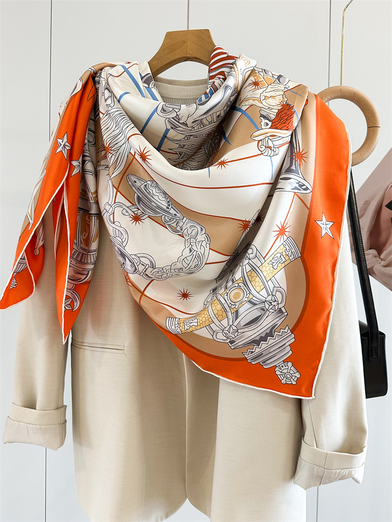 Luxe Merk Sjaal Grote Zijden S - Accessories Brand For Women recensie en prijs