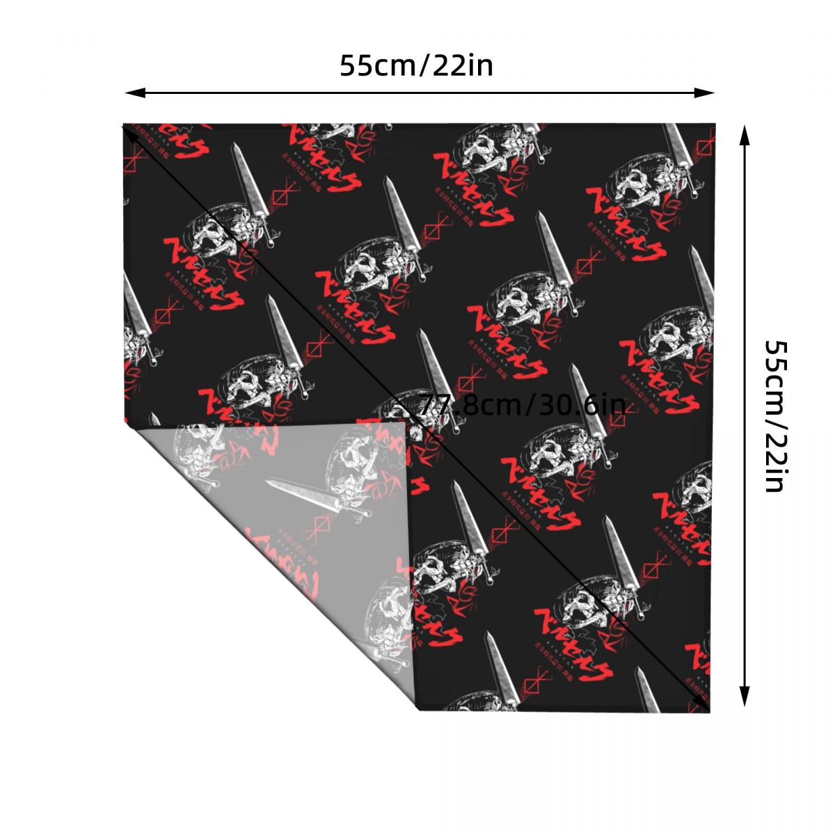 55CM B-Berserks Bandana Vakant - Accessories Brand For Women recensie en prijs