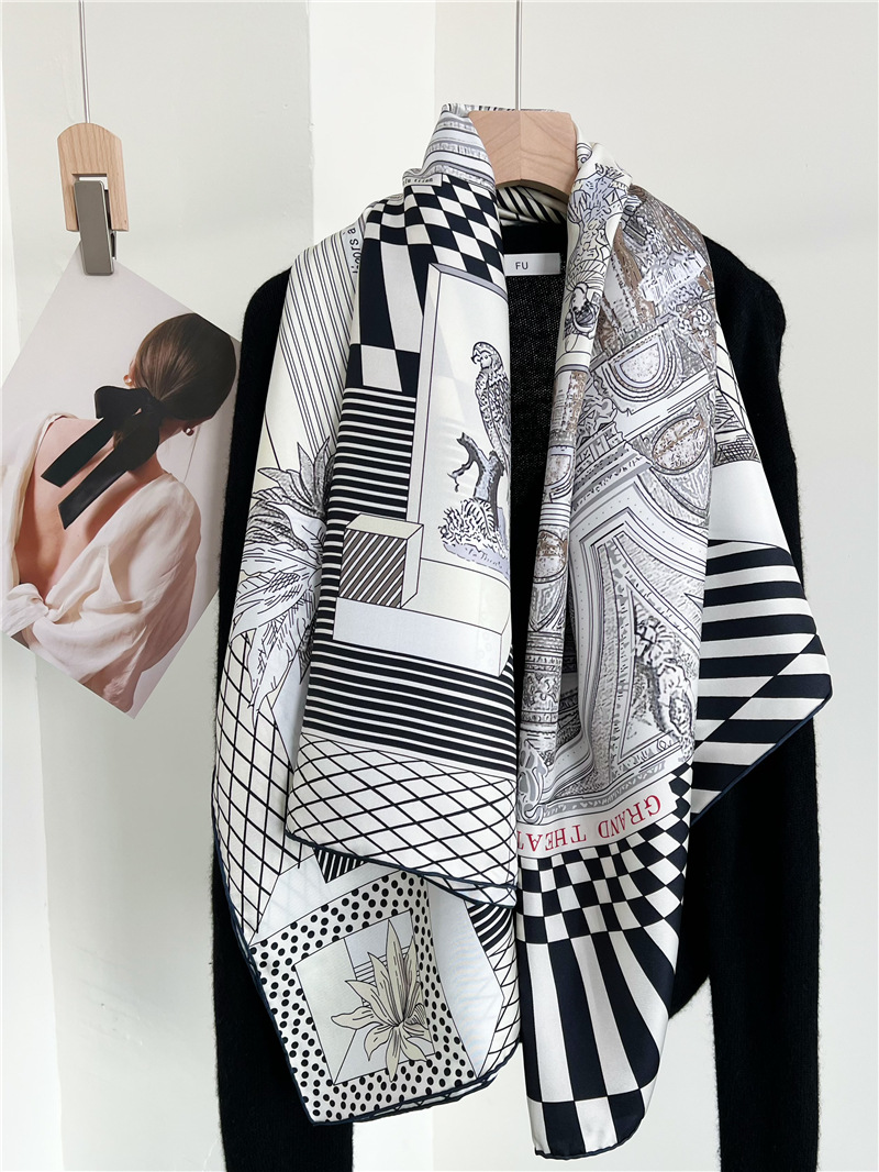 Grote zijden sjaals Merken Des - Accessories Brand For Women recensie en prijs