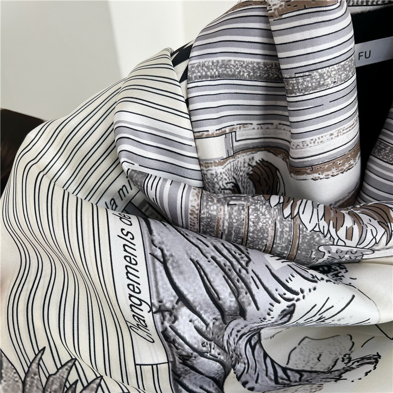 Grote zijden sjaals Merken Des - Accessories Brand For Women recensie en prijs