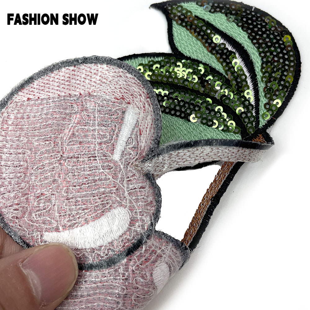 Pailletten kersenborduurpatch, - Accessories Brand For Women recensie en prijs
