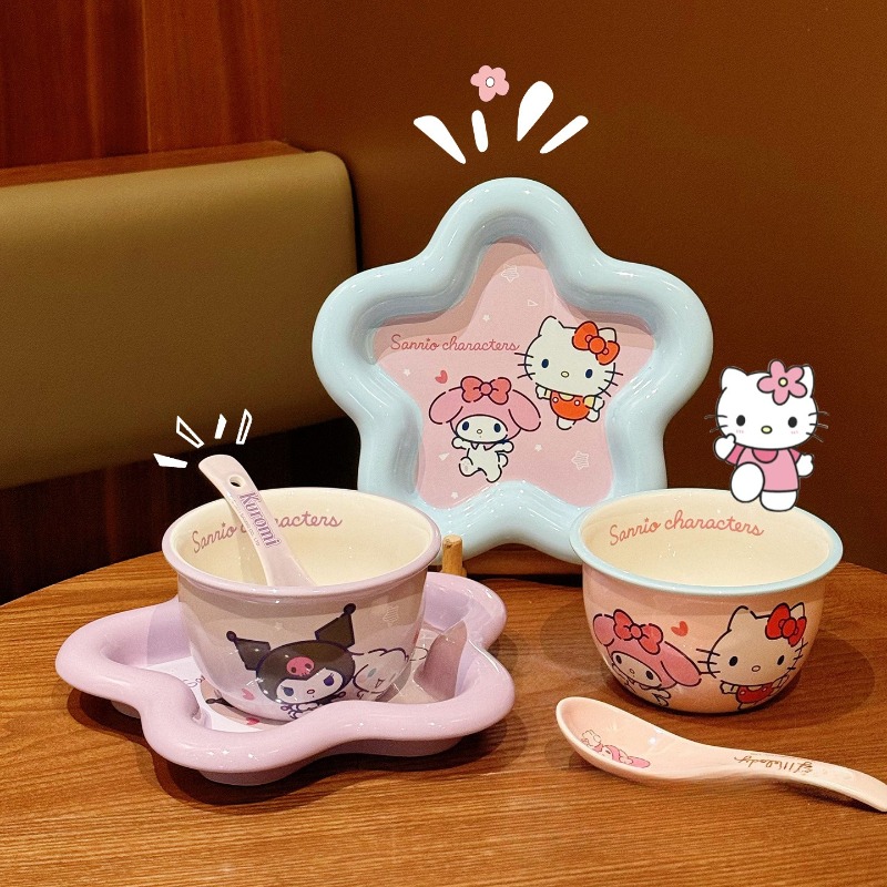 Cartoon Kat Print Keramisch Se - Women Kitchen Accessories recensie en prijs
