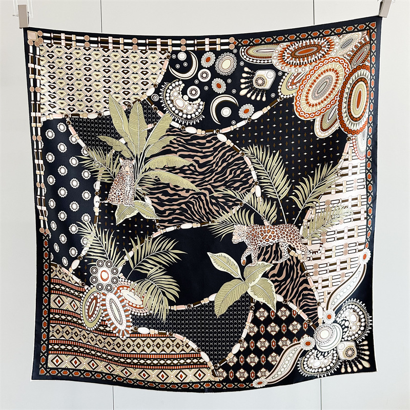 Twill Zijden Sjaal 90CM Merk L - Accessories Brand For Women recensie en prijs